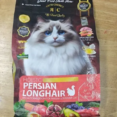 2Kg Rich Choice Holistic Persian Longhair - Cat Food with Egg York.