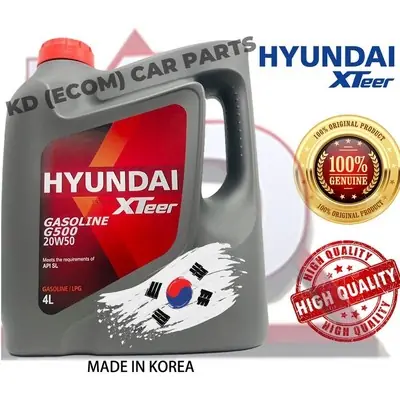 HYUNDAI XTEER 20W50 4L MINERAL ENGINE OIL MADE IN KOREA