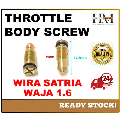 Proton Wira Satria 1.3 1.5 1.6 Waja 1.6 MMC Throttle Body Screw Timing Adjuster With O-Ring