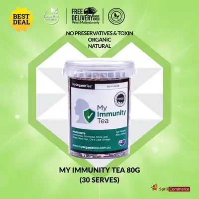 Organic Tea: My Immunity Tea 80 Grams (30 Serves) Organitea