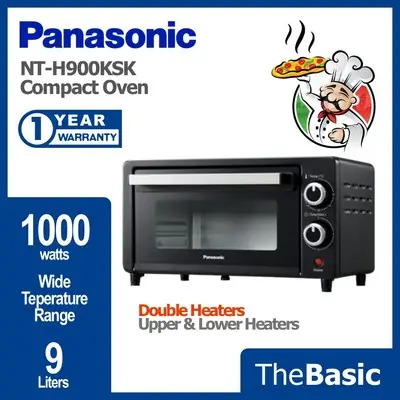 PANASONIC 9L Compact Toaster Oven Pembakar Roti (NT-H900KSK, NT-H900, NTH900KSK)