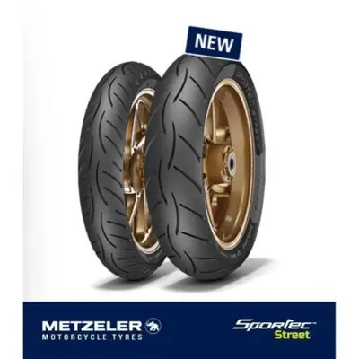 Metzeler Sportec Street Tyre Tayar Motor- Tyre Size 110/70-17 120/70-17 140/70-17 150/60-17 motorcycle (2019-2020)