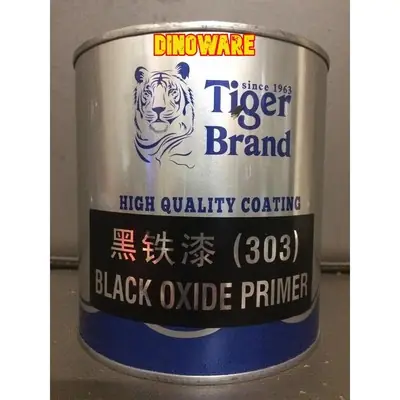 [TIGER BRAND] 1LT BLACK OXIDE 'PRIMER' / CAT BESI / CAT ANTI KARAT/ ANTI CORROSIVE PAINT (HIGH QUALITY PRIMER) MALAYSIA