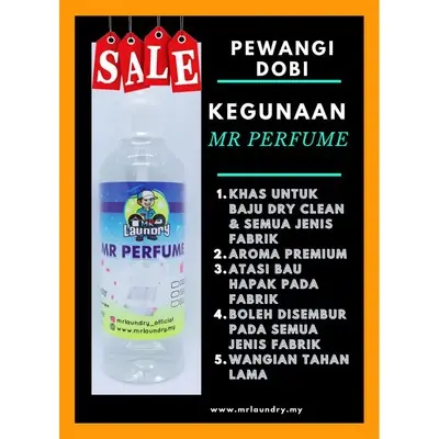 🔥HOT ITEM🔥PEWANGI DOBI / PERFUME LAUNDRY / PEWANGI FABRIK / MR PERFUME 100ml