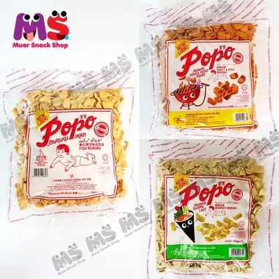 POPO Muruku Ikan / Fish Muruku / 香化美味鱼肉豆饼 （800gm) 3 types Flavour