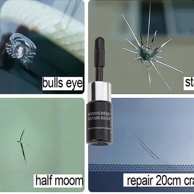WINDSHIELD CRACK REPAIR KIT Repair Cermin kereta pecah cermin retak cermin calar window repair crack window repair