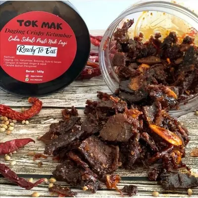 Daging Crispy Ketumbar Tok Mak