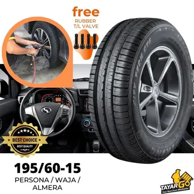 TAYARGO NEW TYRE 195 60 15 Viking Tayar Kereta Murah Tayar Kereta Rim 15 Car Tire Persona Tyre