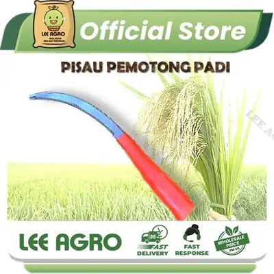 28CM Pisau Mengerat Padi/Pisau Pemotong Padi Angin/Pisau Pemotong Rumput Sayur Pisang/Banana Cursed Knife/Padi Angin