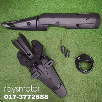 OFFER 4IN1‼️Exciter Y15 Balancer Fender Muffler Cap Cover Y15ZR Vietnam Ekzos