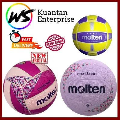 💯【100% Original】🔥Molten Netball/Bola Jaring 🔥 (Size 4~5)