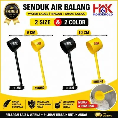 Gayung Pencedok Air Plastik