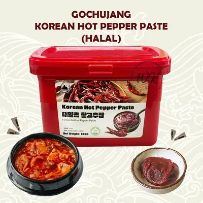 [EXP: FEB 2028] SANNOYA Halal Gochujang Chili Paste 500g Korean Hot Pepper Paste Korean Cooking Sauce