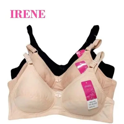 IRENE Baju Dalam Wanita – Cawan A/B | Tiada Besi Dawai | 34-42 | 818