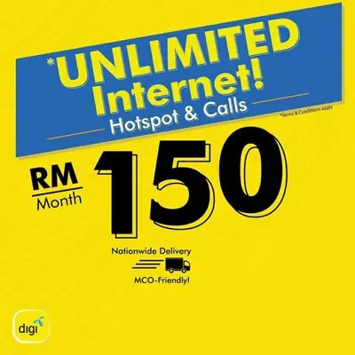 DiGi Postpaid Unlimited Data Plan