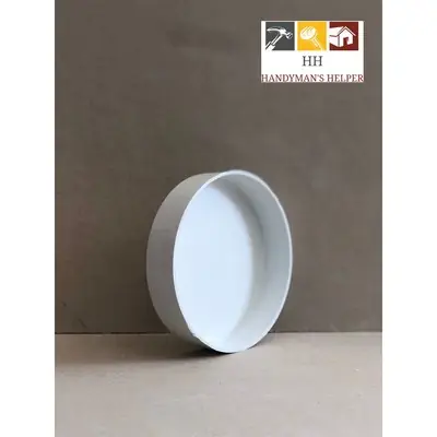 110MM 4'' UPVC END CAP WHITE PENUTUP PAIP PUTIH