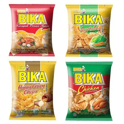 Bika Snacks / Keropok Bika 30's