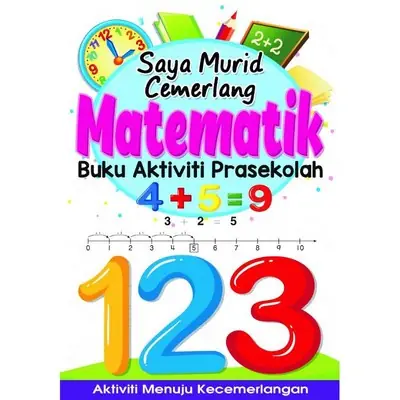 Buku Prasekolah Matematik/Buku Aktiviti Matematik Prasekolah/Buku Tadika/Mathematics preschool