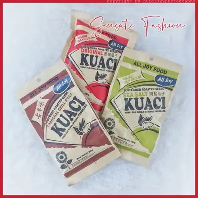 All Joy SunFlower Roasted Seeds - Charcoal Grill & Sea Salt 200g 古早味炭烤瓜子|海盐瓜子 200g Kuaci Pangang =READYSTOCK 现货=