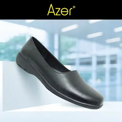 AZER 63-3583 Women Formal Multi-Color Shine PU Nurse Shoes / Kasut Jururawat Wanita / Kasut Putih Wanita / Kasut Formal