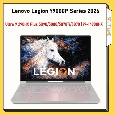 Lenovo Legion Y9000P 2026 Gaming Laptop Ultra 9 290HX Plus RTX5090 RTX5070 Ti 16inch 240Hz 80Wh