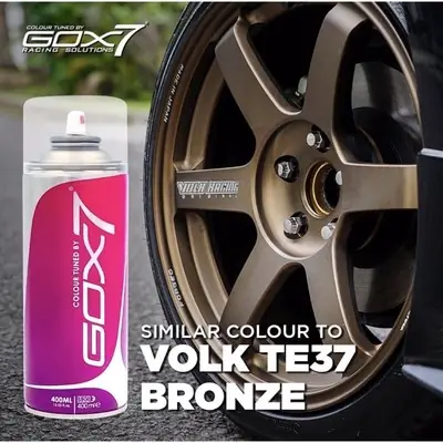 Volk Racing TE37 Bronze /CE28 -Sport Rim spray  Paint -One step colour coat-400ml