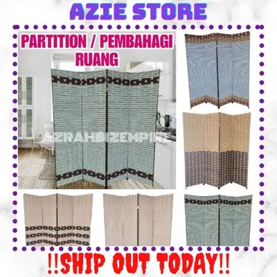 PELBAGAI DESIGN! PEMBAHAGI RUANG KULIT KAYU CAMPURAN / PAIN WOOD PARTITION / SCREEN DIVIDER / PENGHADANG OFFICE
