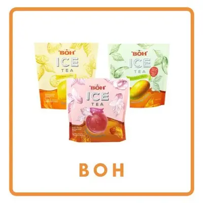 BOH Ice Tea Peach/Orchard Splash/Lemon Lime