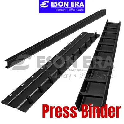 Press Binder (1 pc ) Lock Binder / Binding Strip / Press Binding Comb / Binding Strip Black