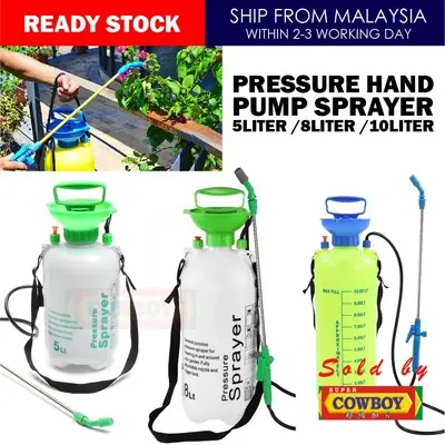 (5L 8L 10L) Sprayer Pump with Release Valve Pressure Hand Pump Sprayer Chemical / Botol Racun Pam Tangan / Tong Racun
