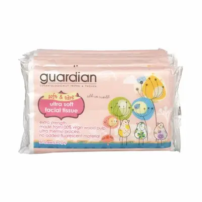 Guardian Ultra Soft Facial Tissue 6x50's Tisu Muka Lembut 6x50s