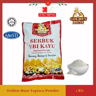 Golden Bons Tapioca Powder 1KG Golden Bons 木薯粉/地瓜炸粉 1KG Golden Bons Serbuk Ubi Kayu 1KG