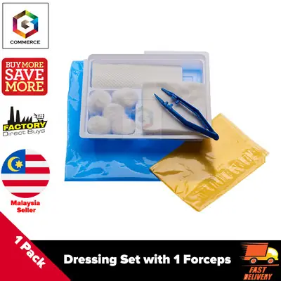 Disposable Dressing set for Wound Care [ 1 forcep ]