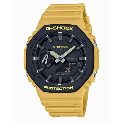 G Shock Original Ga 2110SU 9A Tmj Kuning