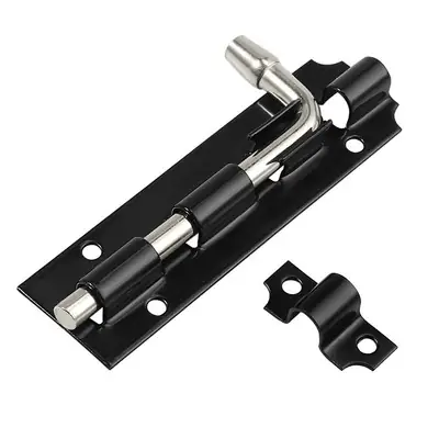 BLACK IRON TOWER BOLT SELAK PINTU BESI HITAM 门插