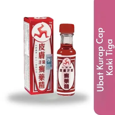 Ubat Kurap Cap Kaki Tiga 12 Ml