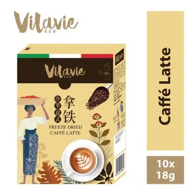 Vilavie Freeze Dried Caffé Latte (18g x 10 sachet)