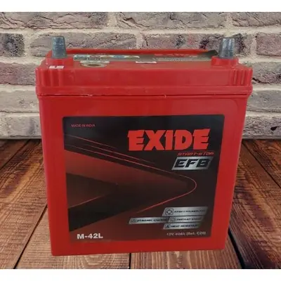BATERI EFB M42 SECOND KESIHATAN BATERI MACAM BARU Untuk ARUZ BEZZA MYVI AXIA ADVANCE STOP START Dengan Eco Idle M-42R