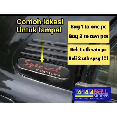 Emblem Special Edition Proton Wira SE Aeroback