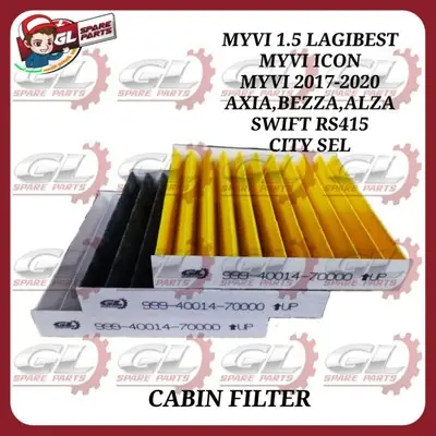 Perodua Myvi Alza Bezza Axia Carbon Cabin Filter Aircond Filterjx