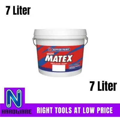 7l Nippon Paint Super Matex 9102 White15245 Maxiwhite145 White