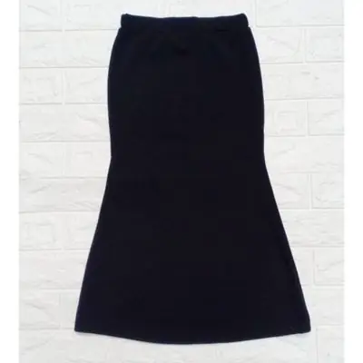 Skirt Labuh Skirt Muslimah Skirt Mermaid Hitam Kanak Kanak Budak