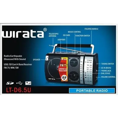 Wirata Radio Lt D65 Random Colour