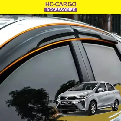 Perodua Bezza Door Visor Mugen Air Press