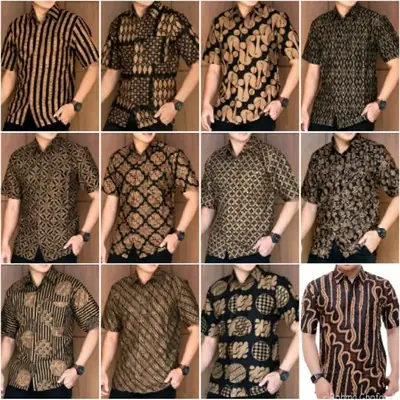 Kemeja Batik Lelaki Jawa Original Cotton