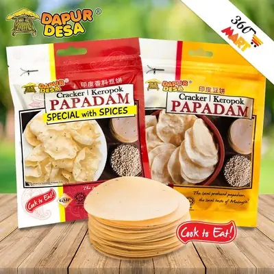 Kerepekkeropokpapadom Papadam Appalam Surisnackshalal Malaysia Termurah di Pasaran Harga Borong