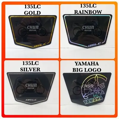 Nombor Plate Yamaha Y15ZR Lc 135 Nvx 155 125ZR Honda Rs 150 Front Head Sticker with Number Plat