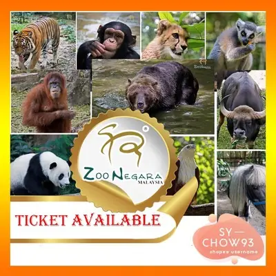 Promosi Zoo Negara Entrance Ticket with Free Enter Panda Access Open Date Tiket