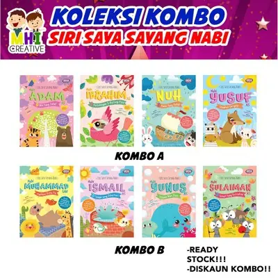 Buku Aktiviti Kanak Kanak Saya Ikut Nabi Muhammad Buku Cerita Nabi Muhammad Buku Kanak Kanak