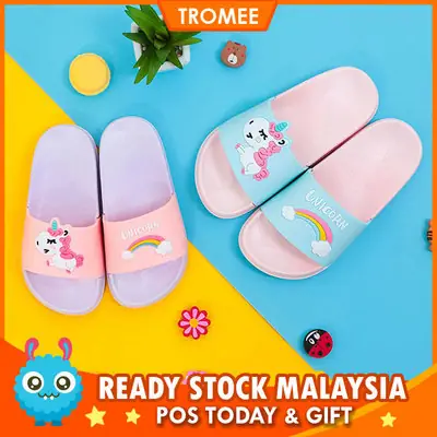 Ready Stocksandle Kids Viral Unicorn Slipperkidssandleshoesseliparkasutsandalbabykids Sandal Selipar